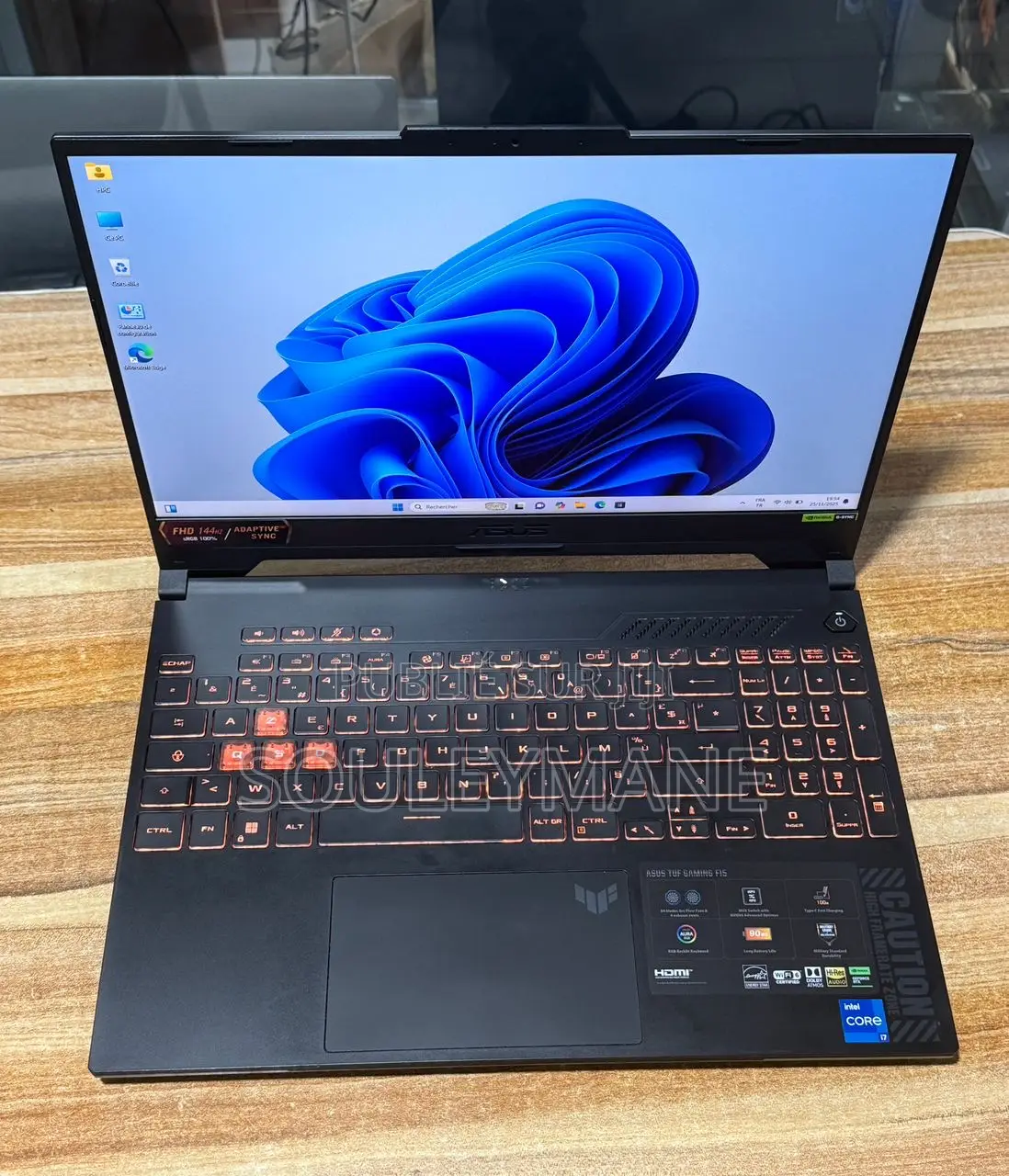 Ordinateur Portable Asus TUF Dash F15 16GB Intel Core I7 SSD 512GB