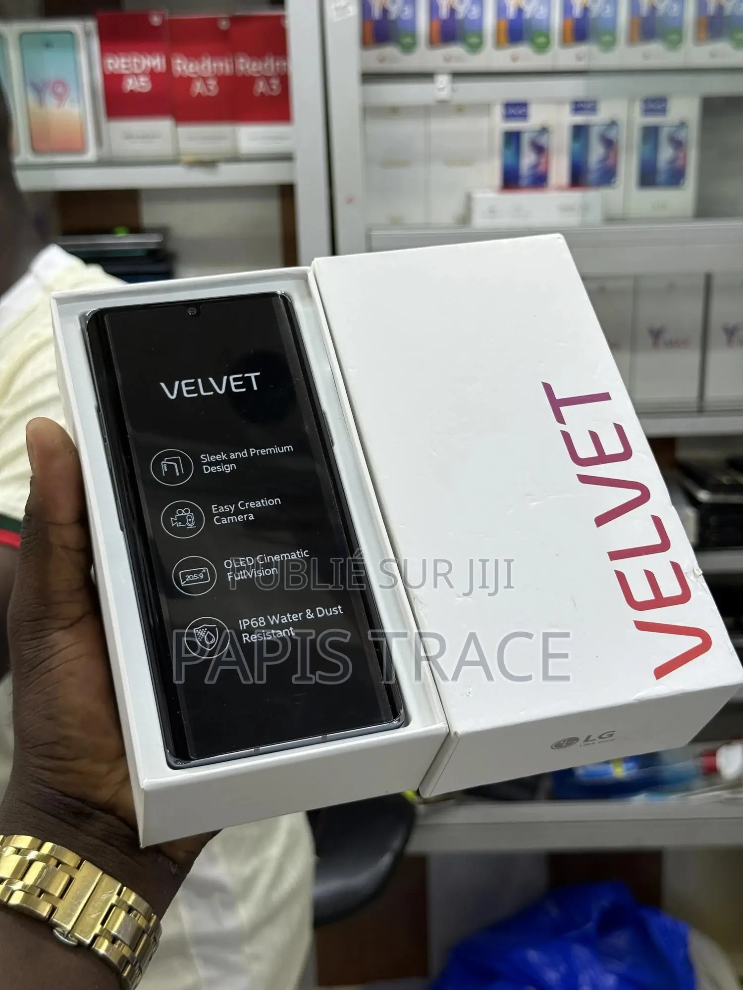 New LG Velvet 5G 128 GB Black