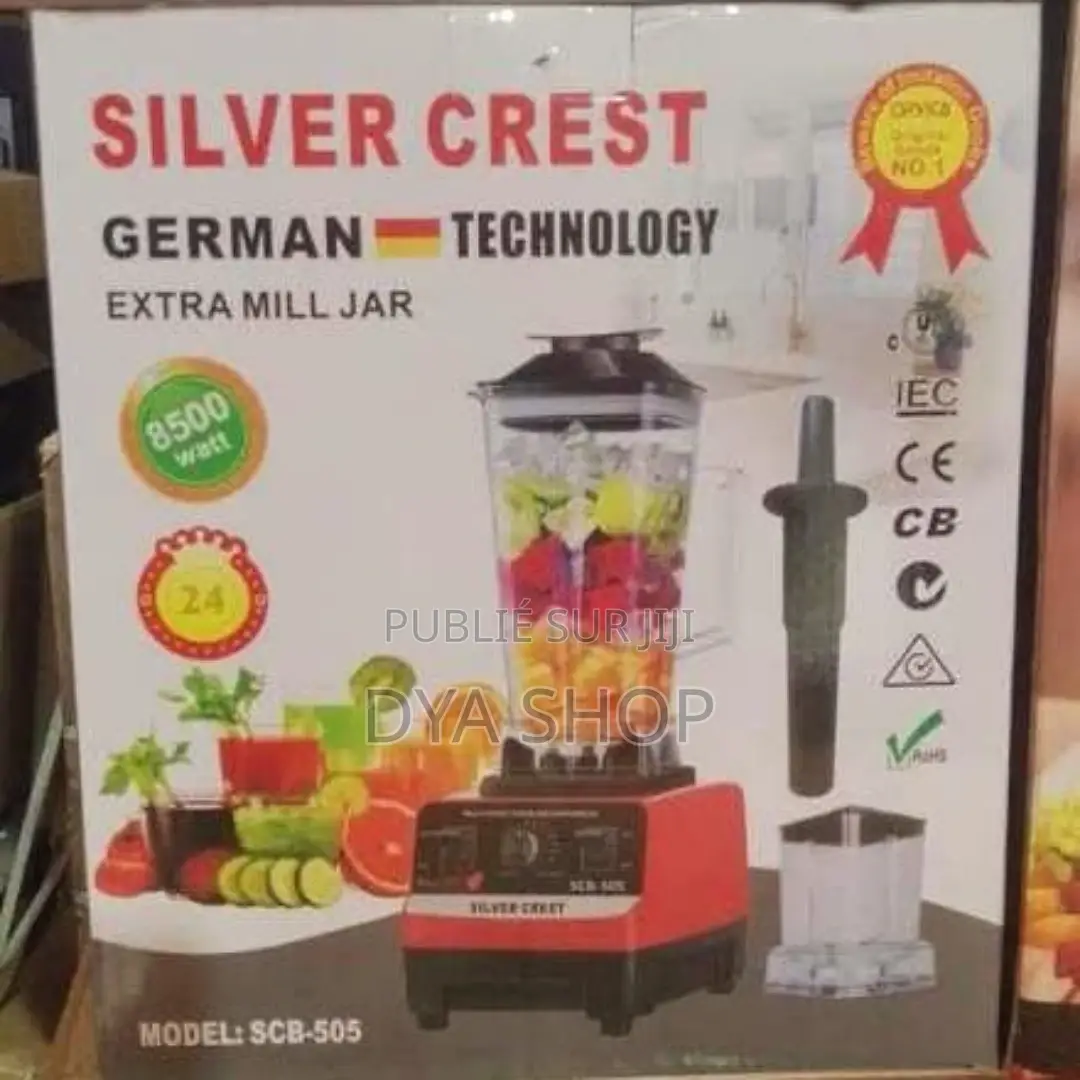 Mixer- Blender Silver Crest – 8500w- 2.0l 2 En1