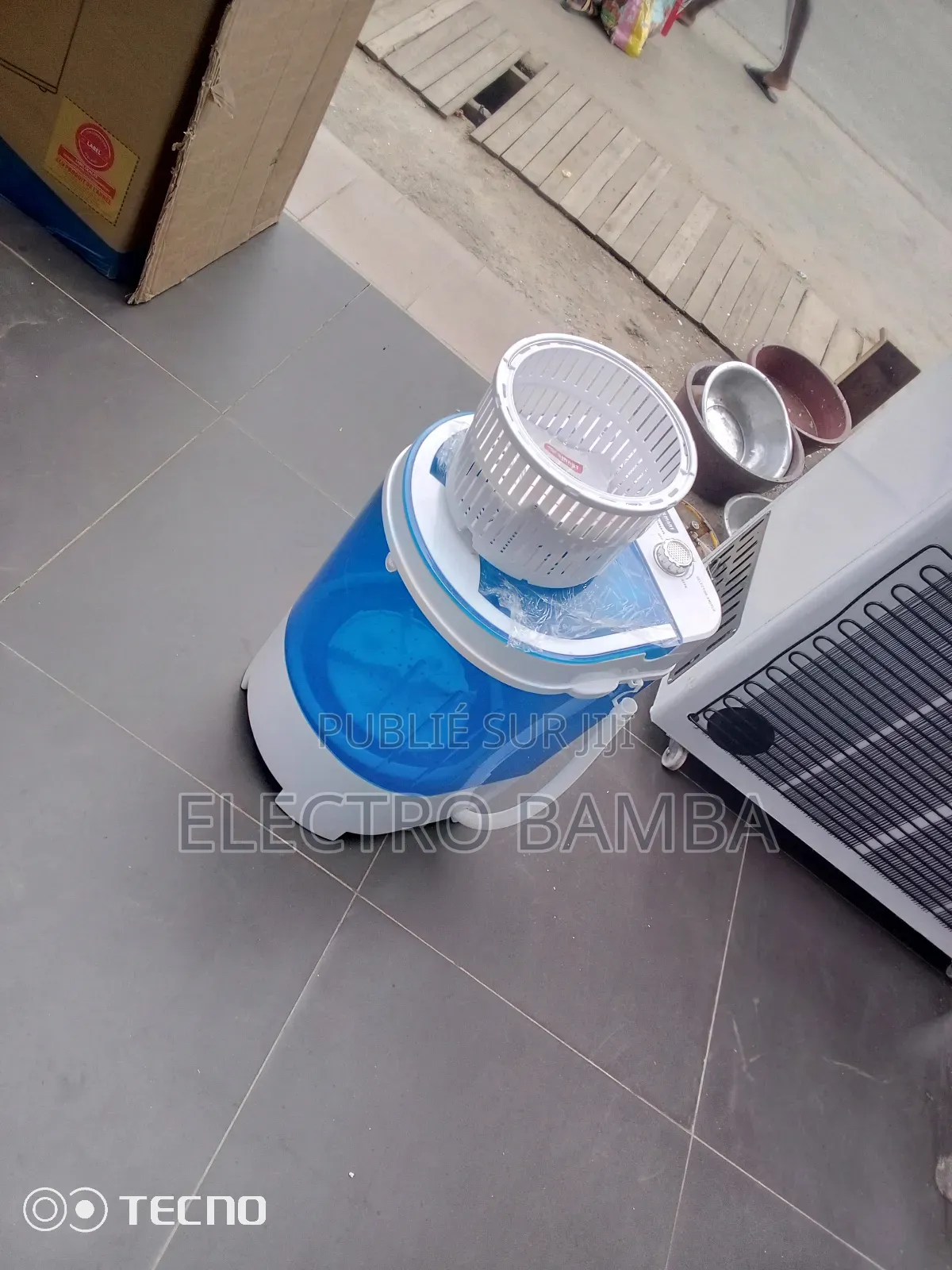 Pomo Promo Mini Machine À Laver Semi Automatique 4kg