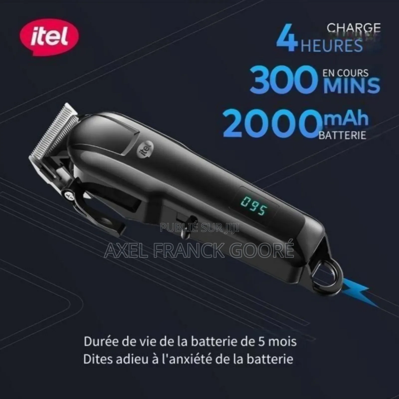 Tondeuse Professionnelle Itel Rechargeable