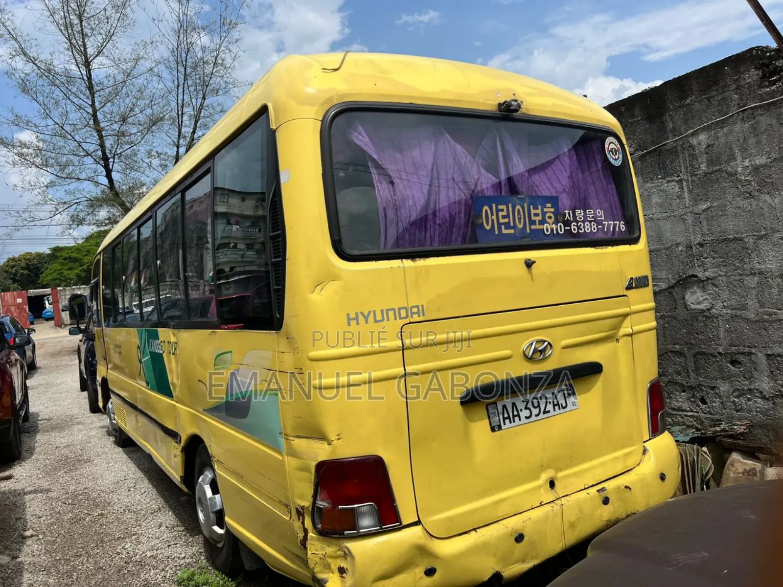 Hyundai County 2017 Jaune