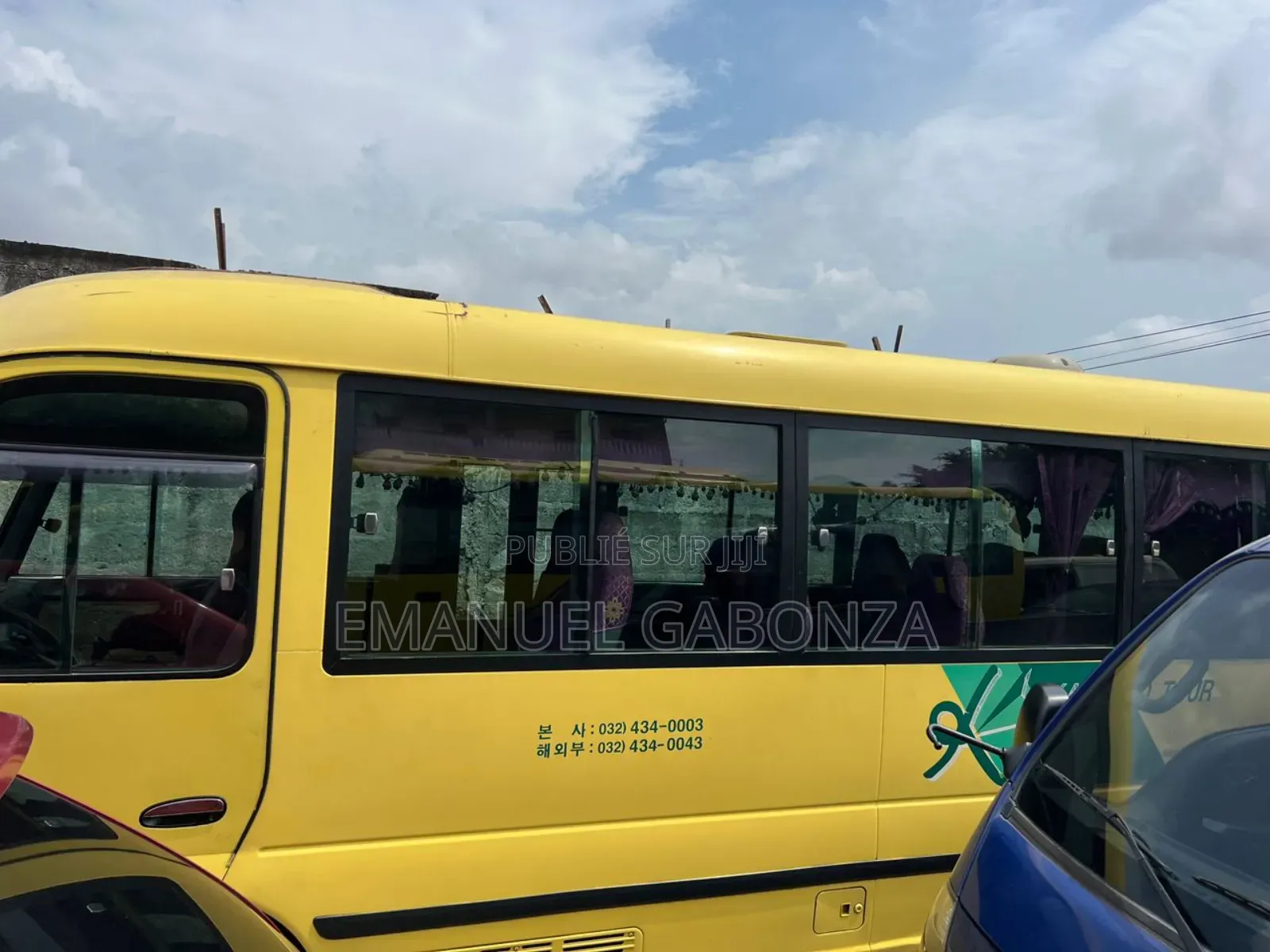 Hyundai County 2017 Jaune