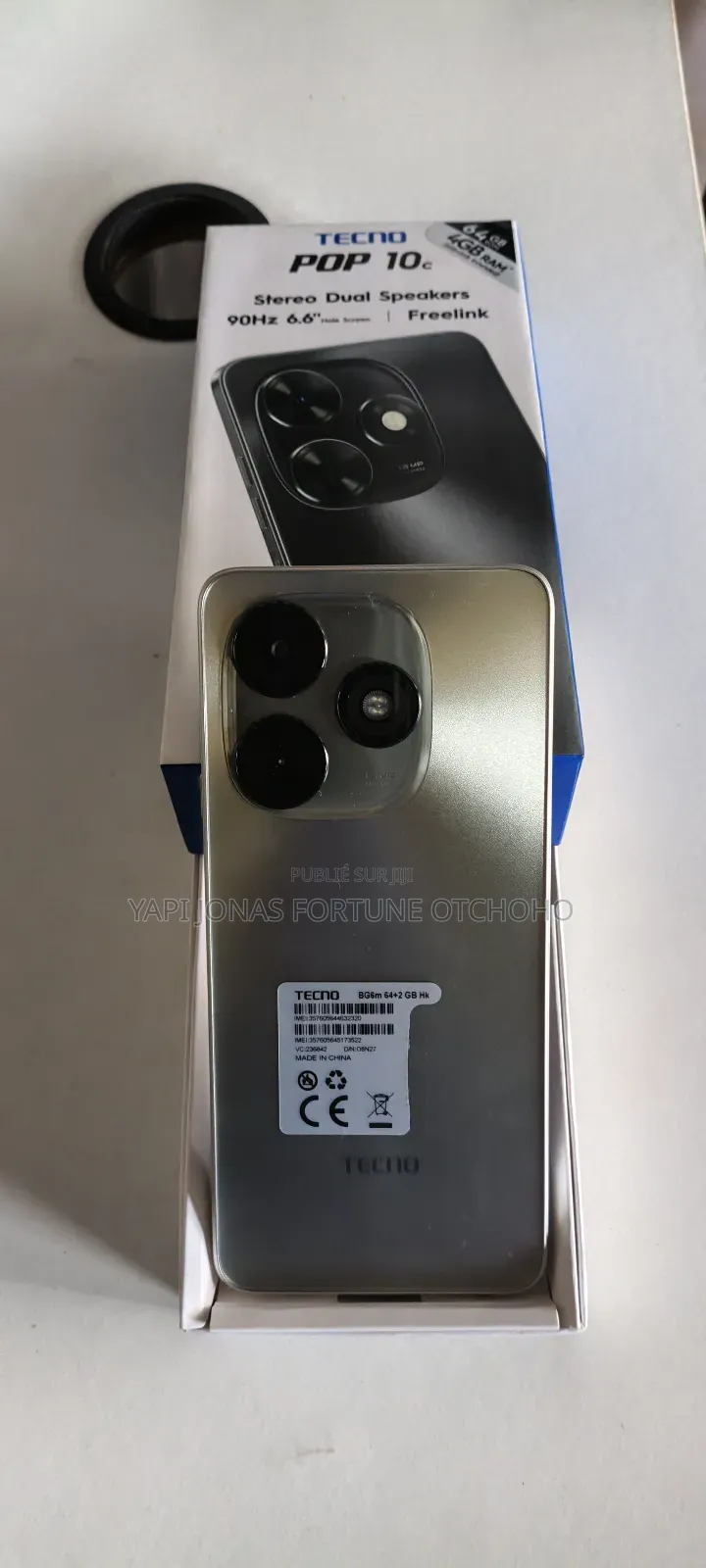 New Tecno Pop 10C 64 GB Gris