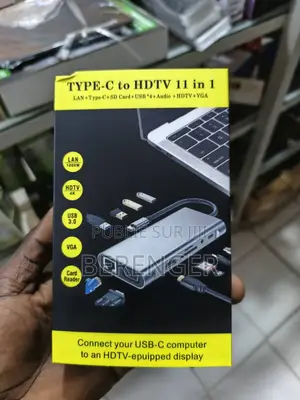 Adaptateur Usb-C Vers TVHD 11 en 1