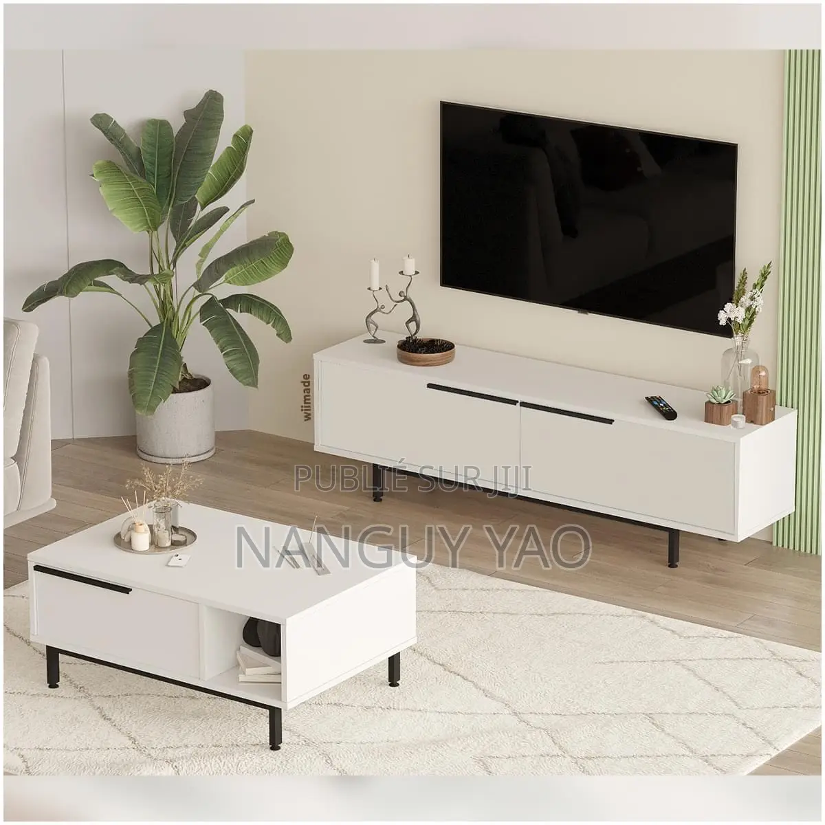 Ensemble Meuble Tv en Bois