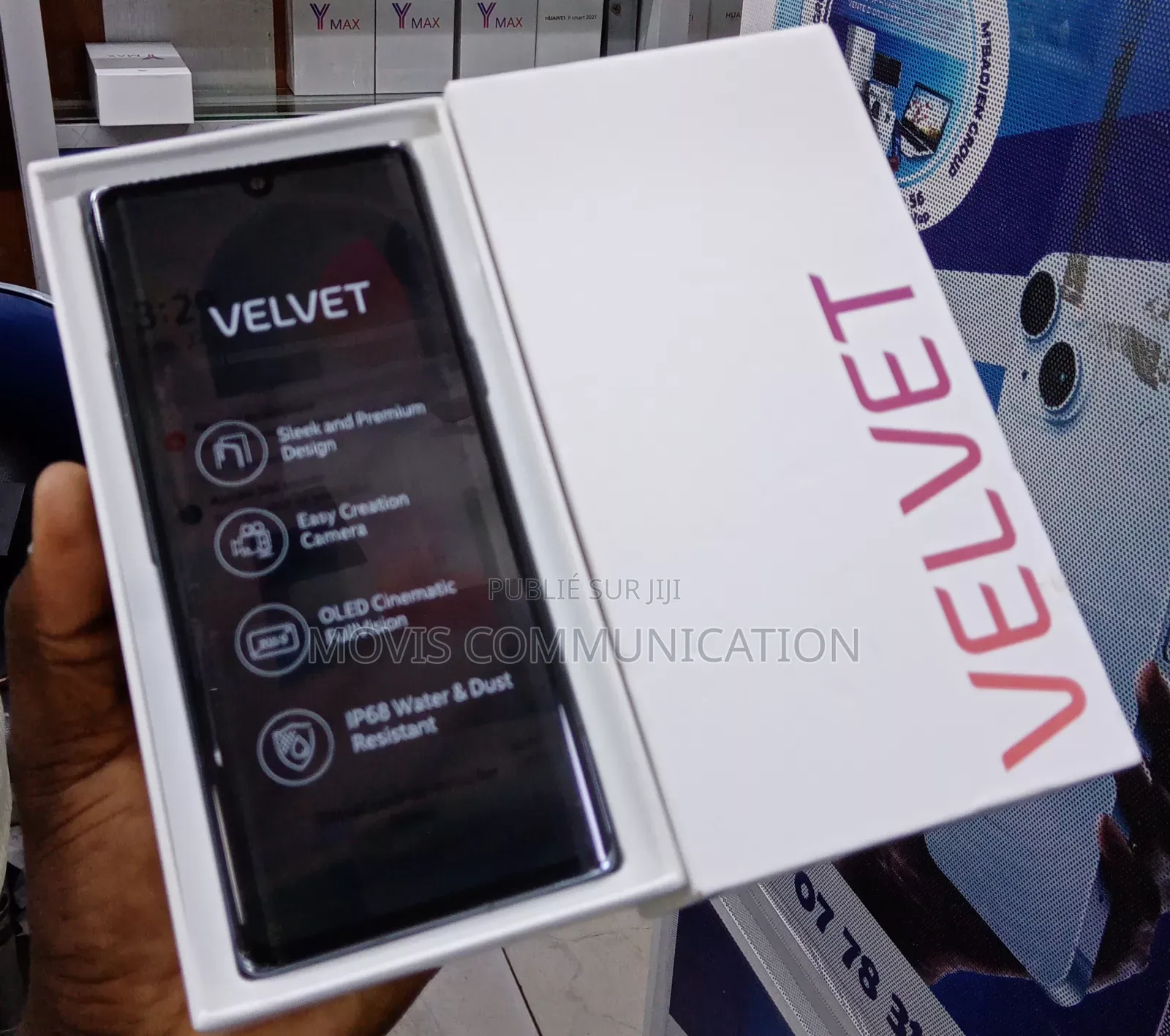 New LG Velvet 5G 128 GB Gris