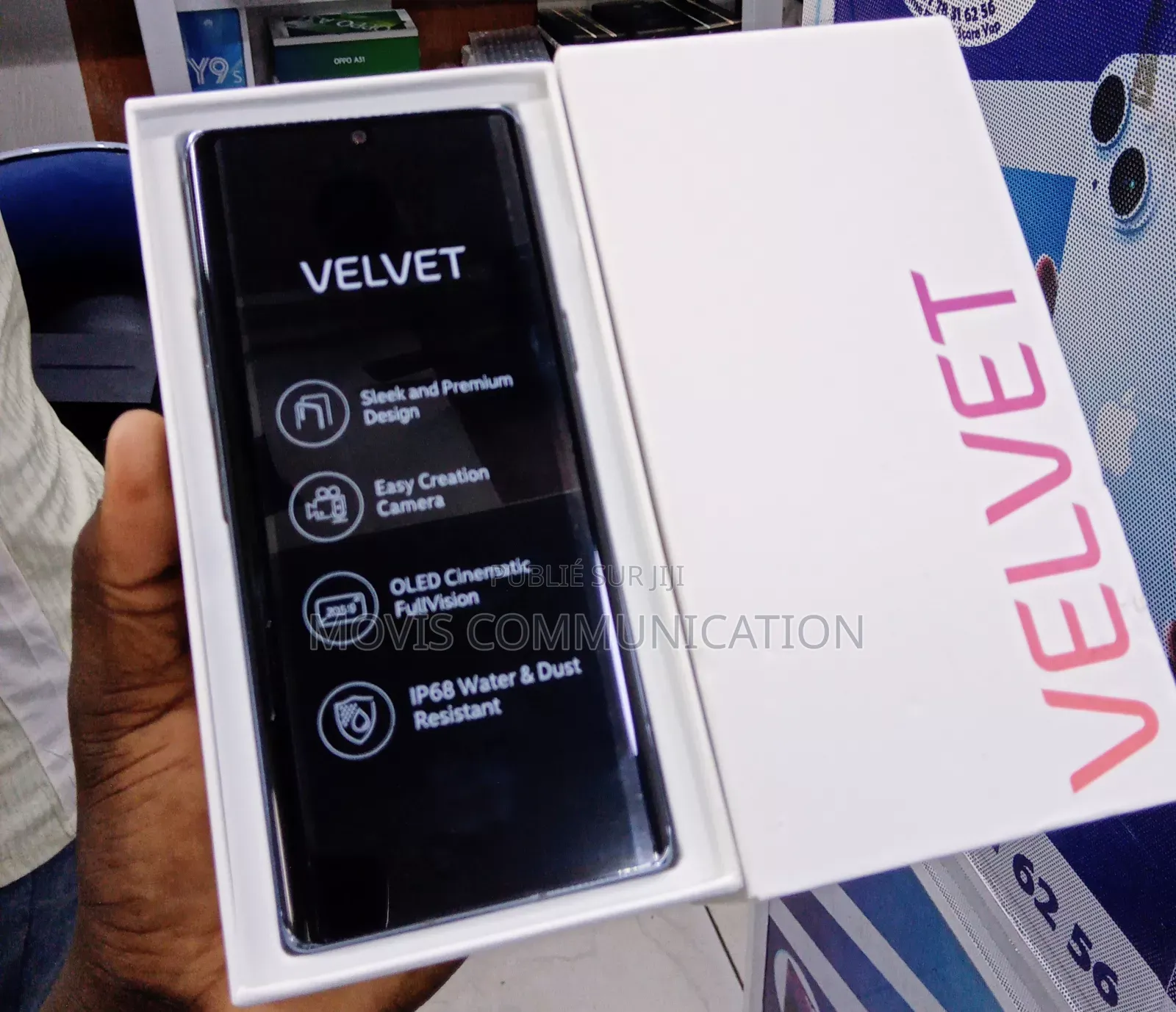 New LG Velvet 5G 128 GB Gris