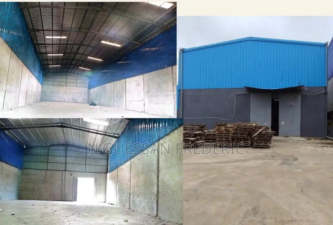 Entrepôt 1250m2 À Louer Yopougon Zone Industrielle