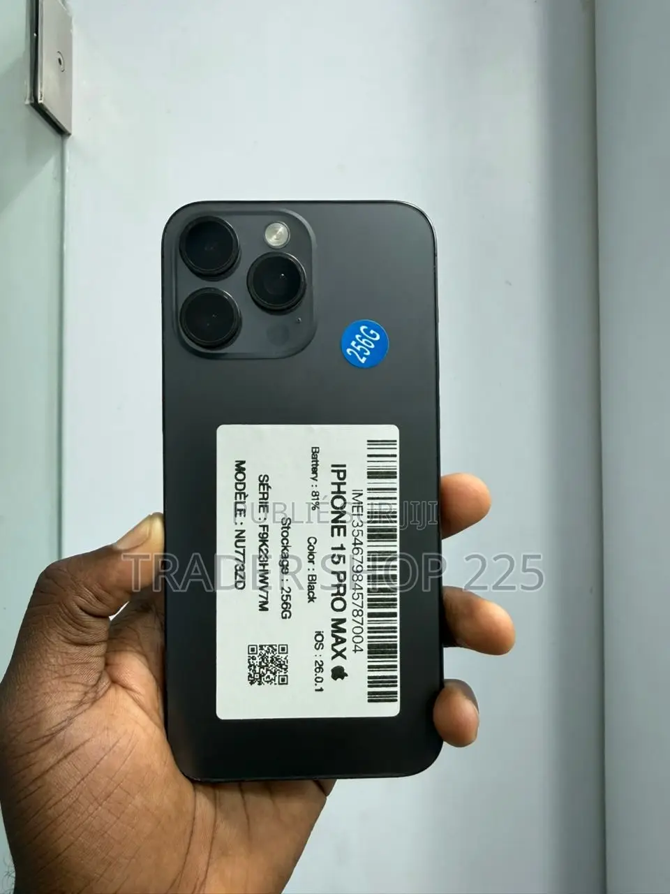 New Apple iPhone 15 Pro Max 256 GB Black