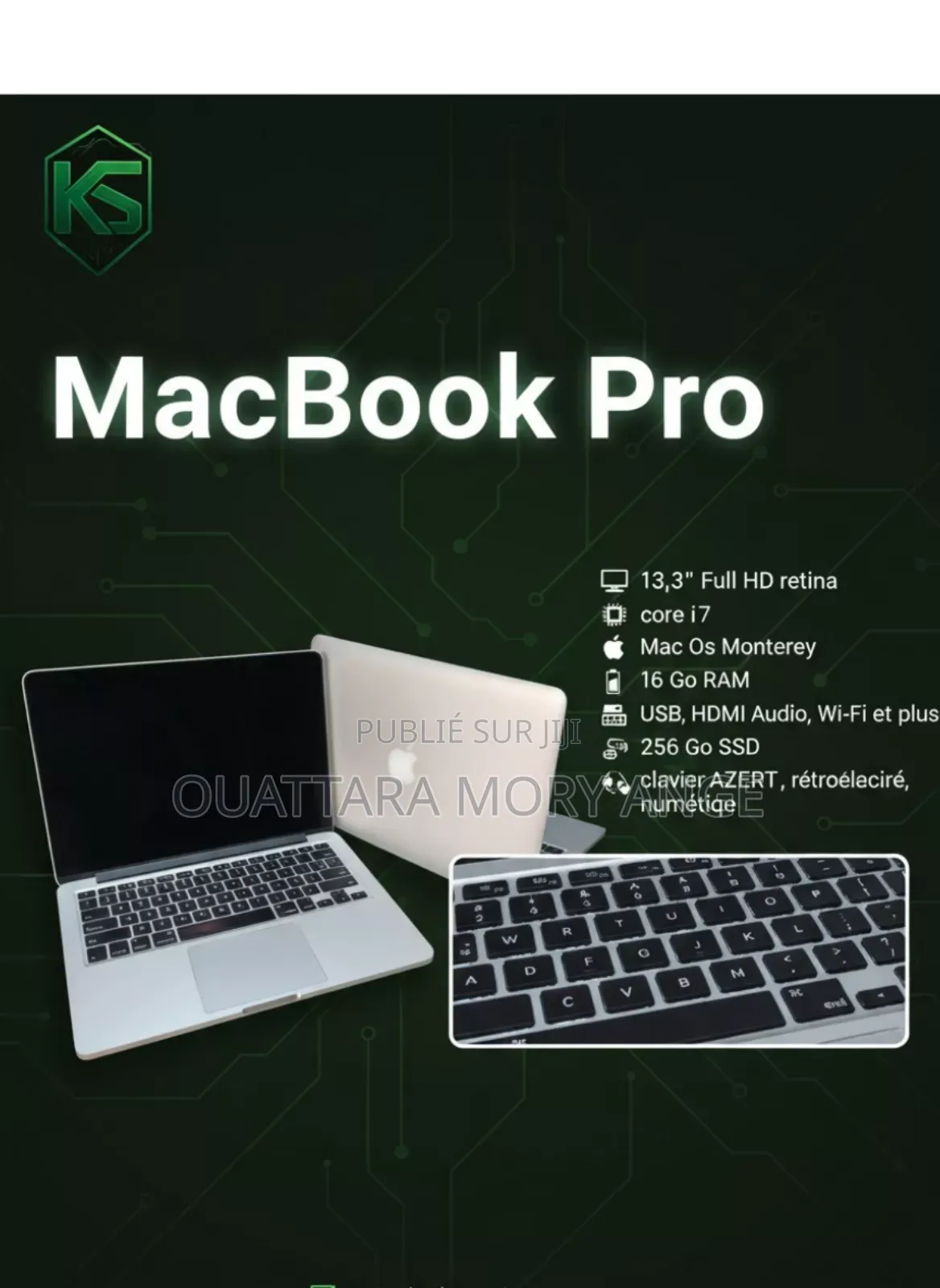 New Apple MacBook Pro 2014 16GB Intel Core I7 SSD 256GB