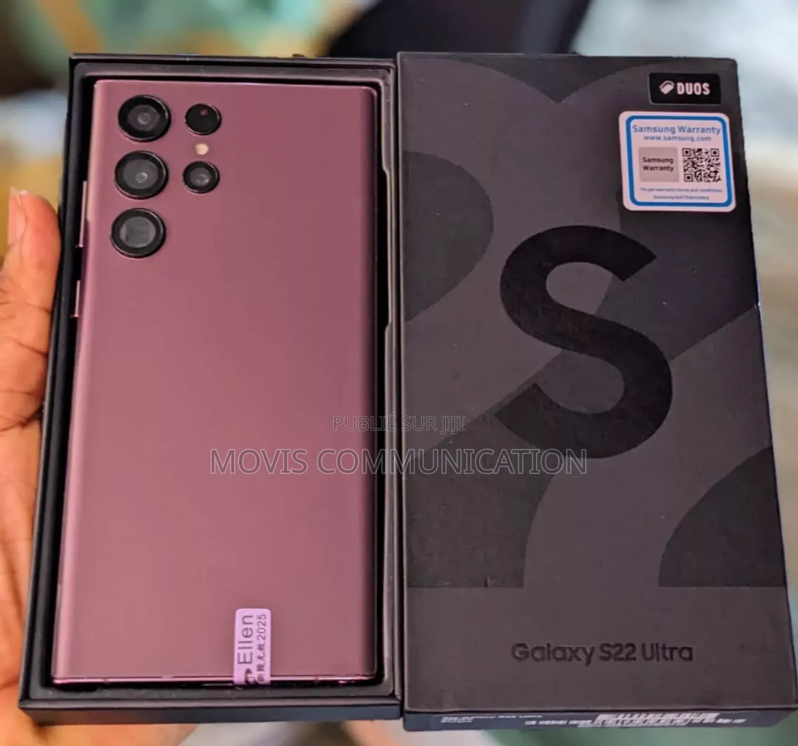 New Samsung Galaxy S22 Ultra 5G 256 GB Violet