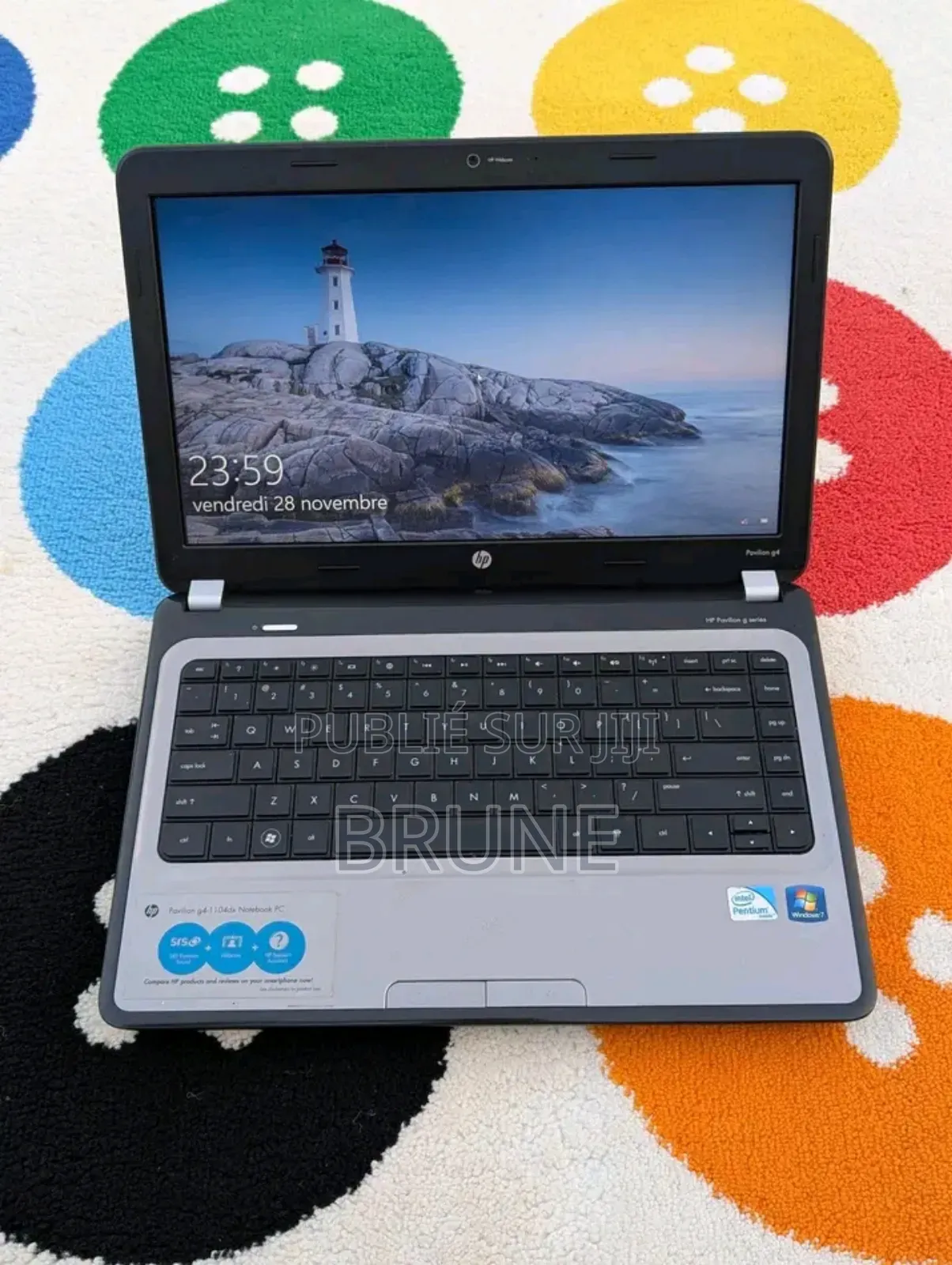 New Ordinateur Portable HP 4GB Intel HDD 500GB