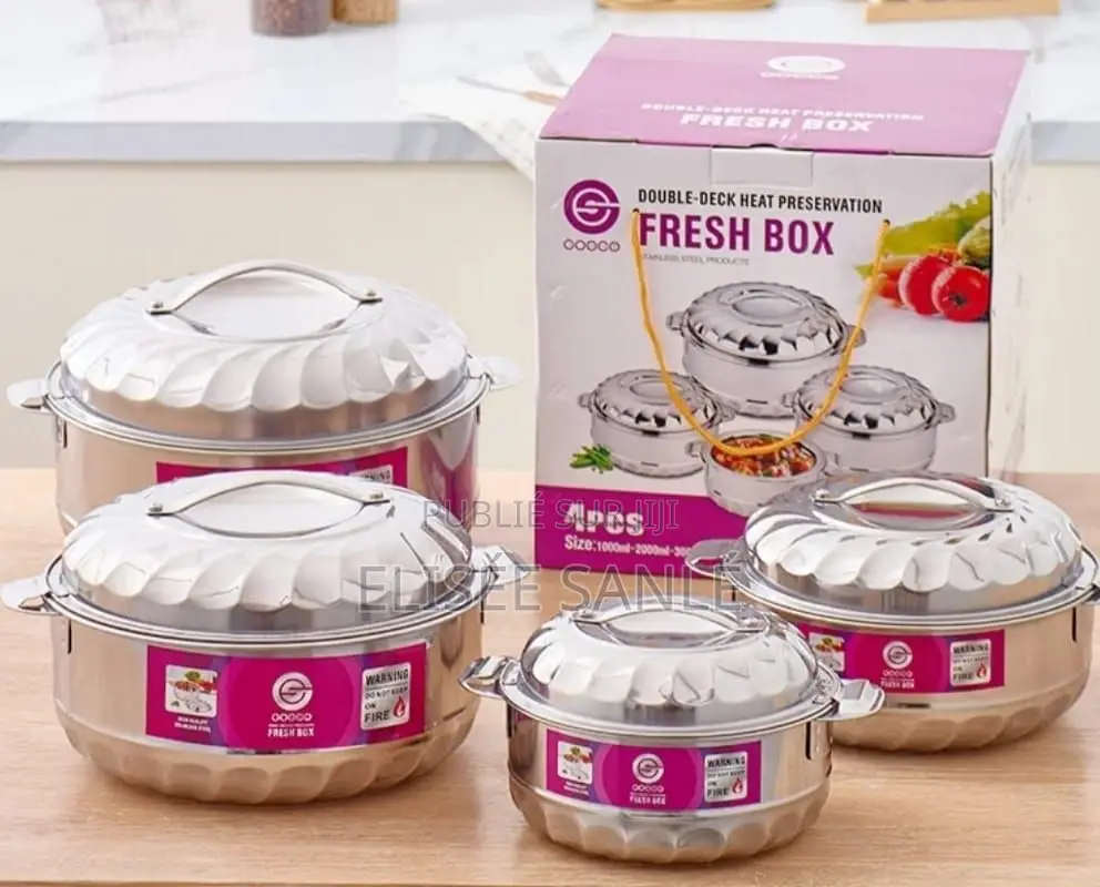 Ensemble De 4 Soupières Isothermes Fresh Box