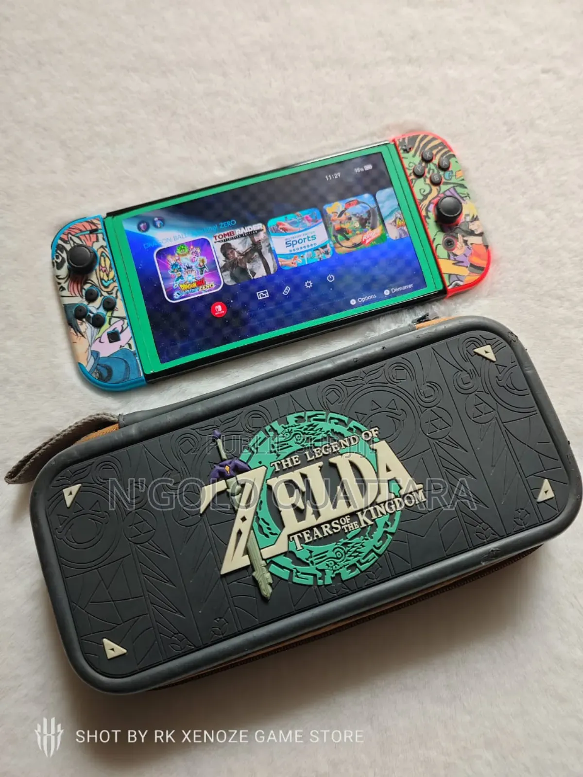 Nintendo Switch Oled Cracker + Jeux