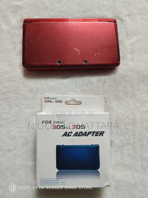 Nintendo 3ds Rouge Cracker + Jeux