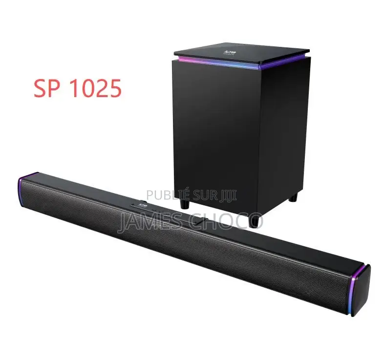 Woofer Home Cinéma Chaîne Hi-Fi Sp-1025- Bluetooth - Noir