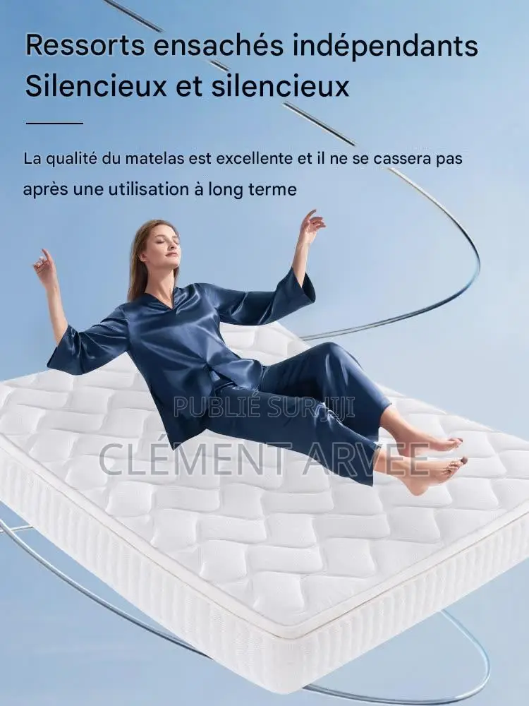 Matelas À Ressort Mousse Mémoire De Forme 2 Places Epaisseur 20