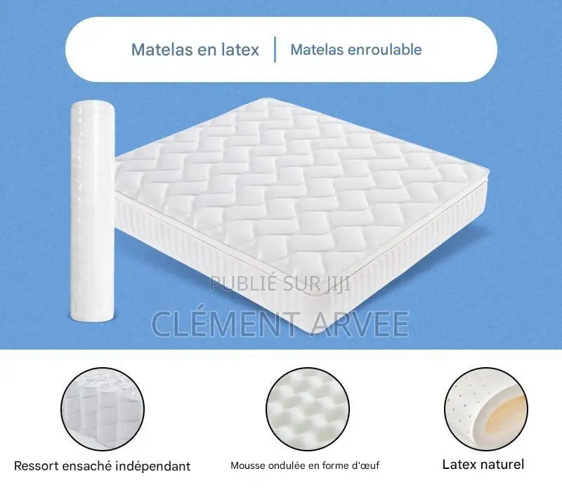 Matelas À Ressort Mousse Mémoire De Forme 2 Places Epaisseur 20