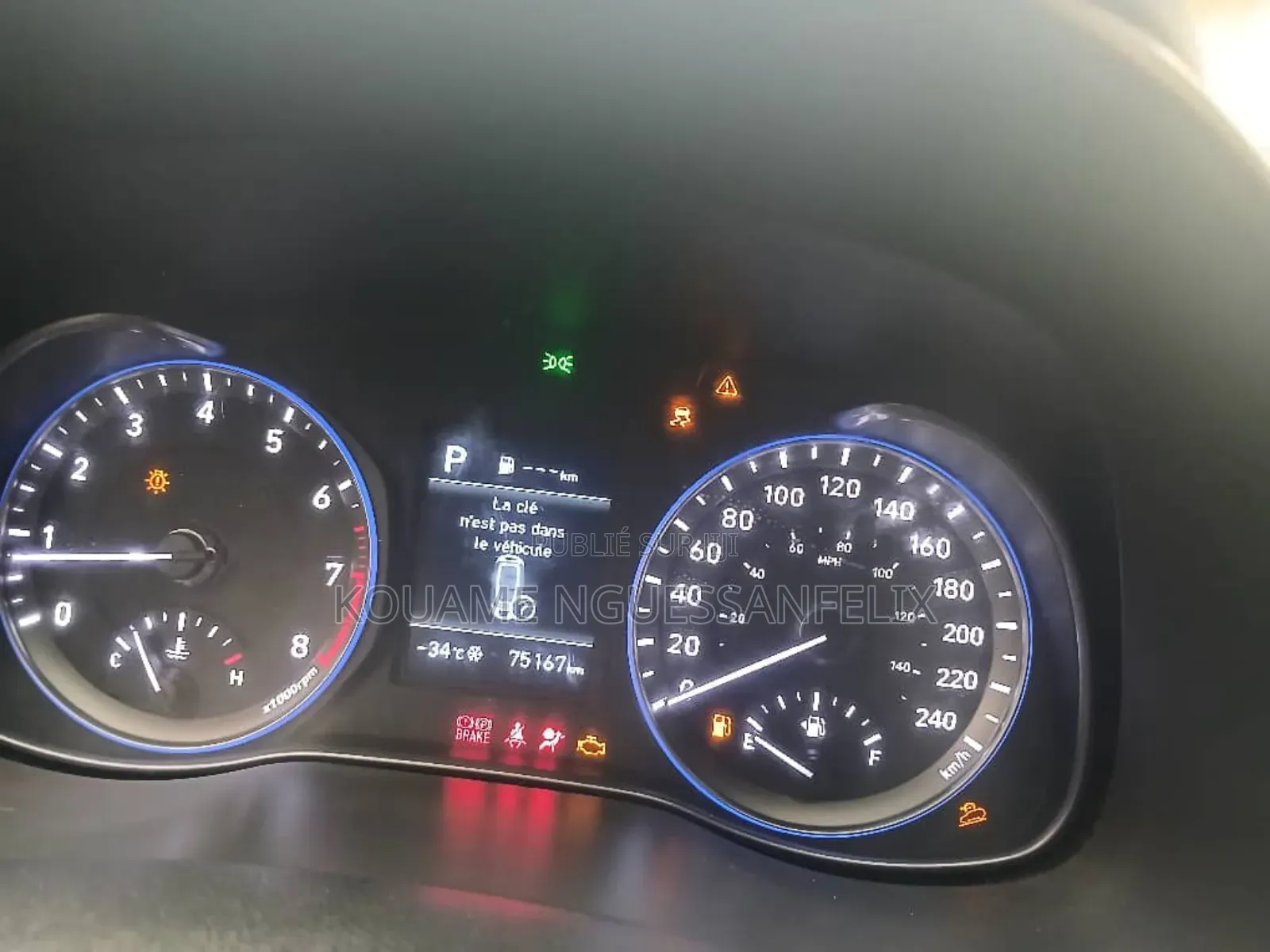 Hyundai Kona 2019 Blanc