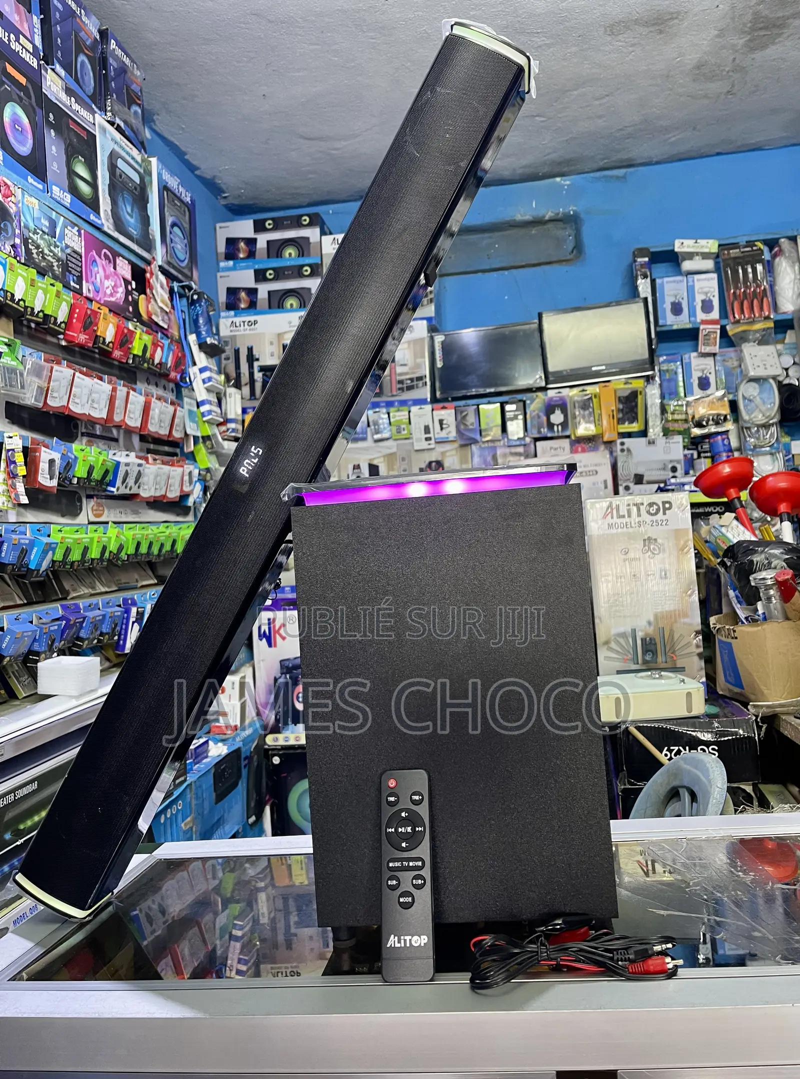 Alitop Woofer Sp-1025 Home Cinema-Chaine Hi-Fi - Noir