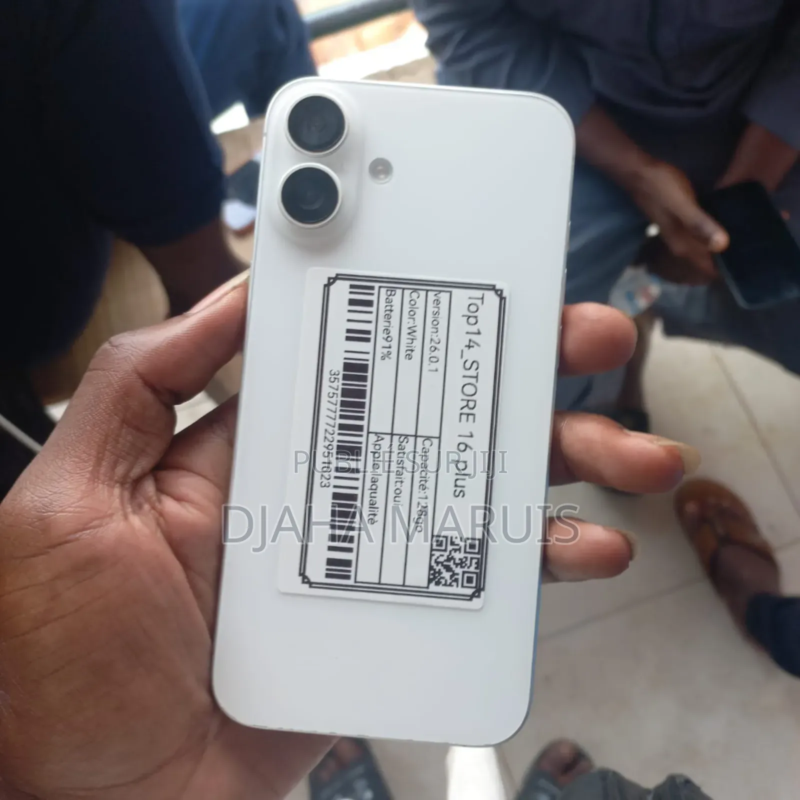 New Apple iPhone 16 Plus 128 GB Blanc