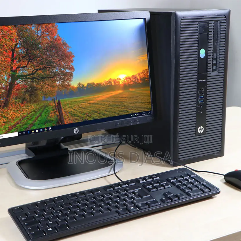 New Ordinateur De Bureau HP ProDesk 600 G1 8GB Intel Core I3 HDD 500GB