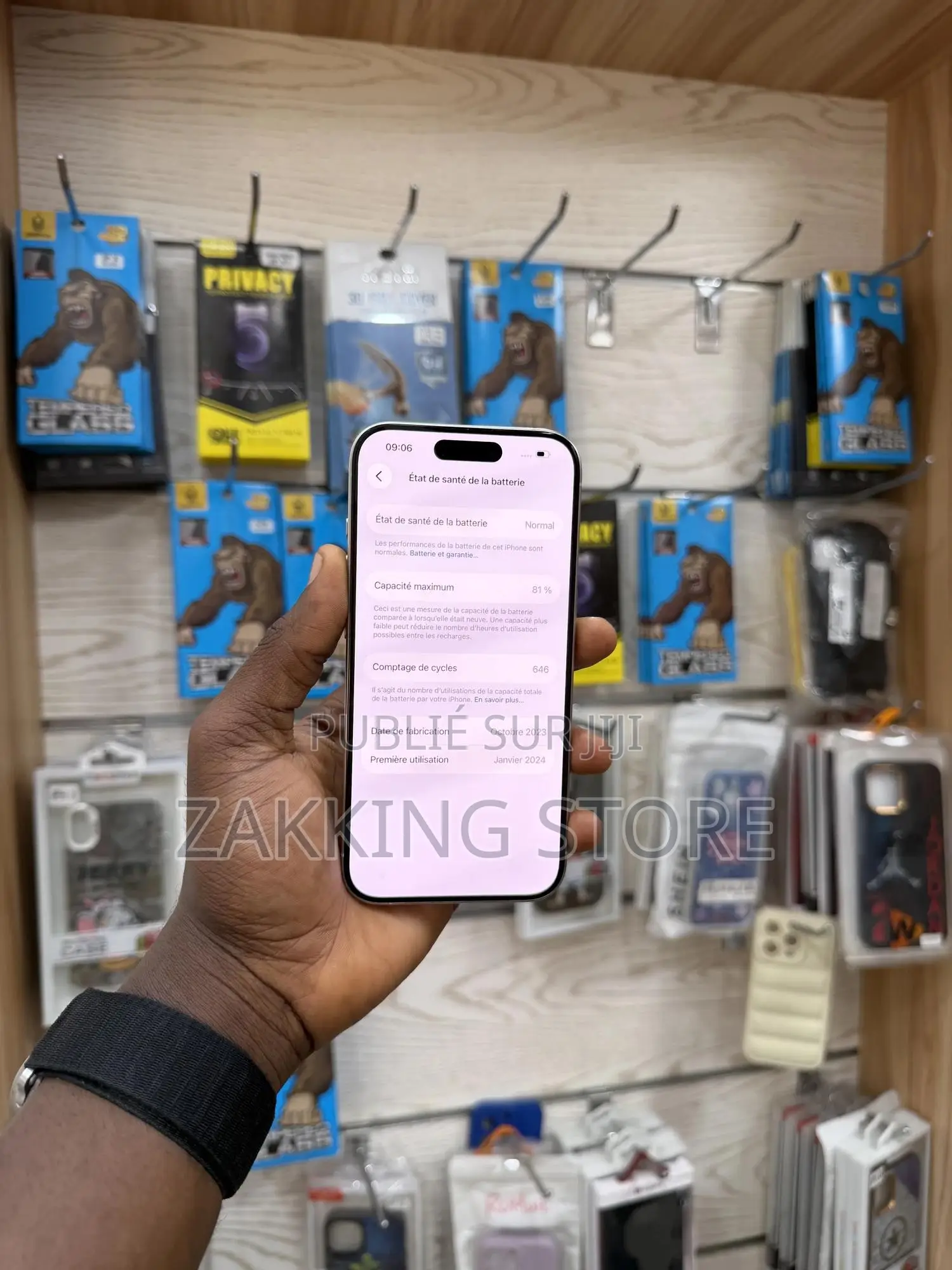 Apple iPhone 15 Pro 128 GB Blanc