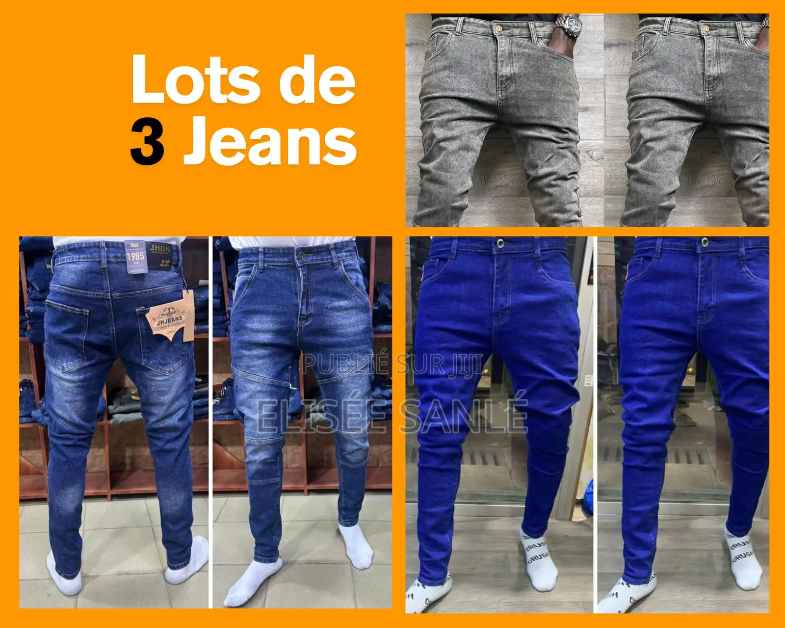 Lot De 3 Jeans Fashion
