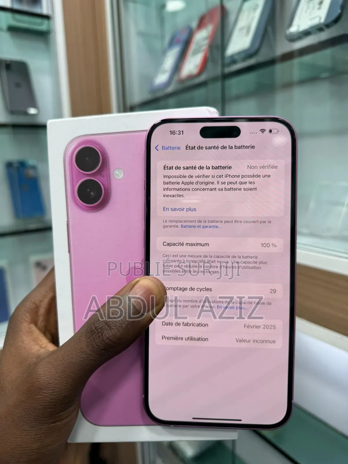 New Apple iPhone 16 128 GB Rose