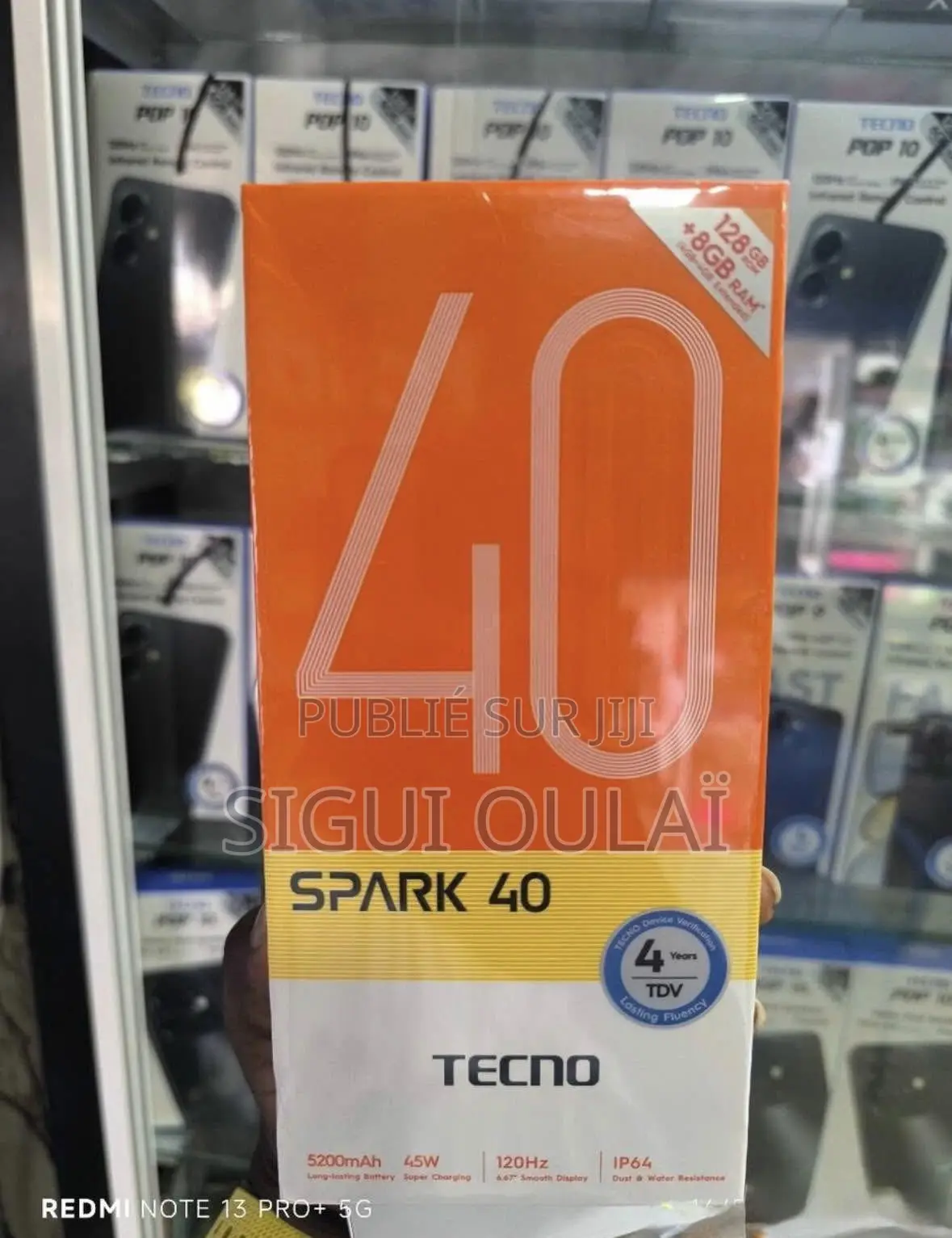 New Tecno Spark 40 256 GB Blanc