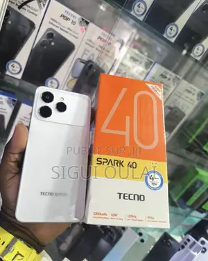 New Tecno Spark 40 256 GB Blanc