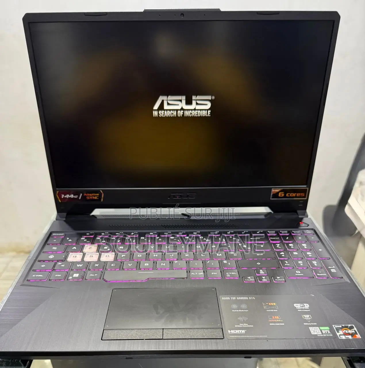 Ordinateur Portable Asus TUF Gaming A15 16GB AMD Ryzen 5 SSD 512GB