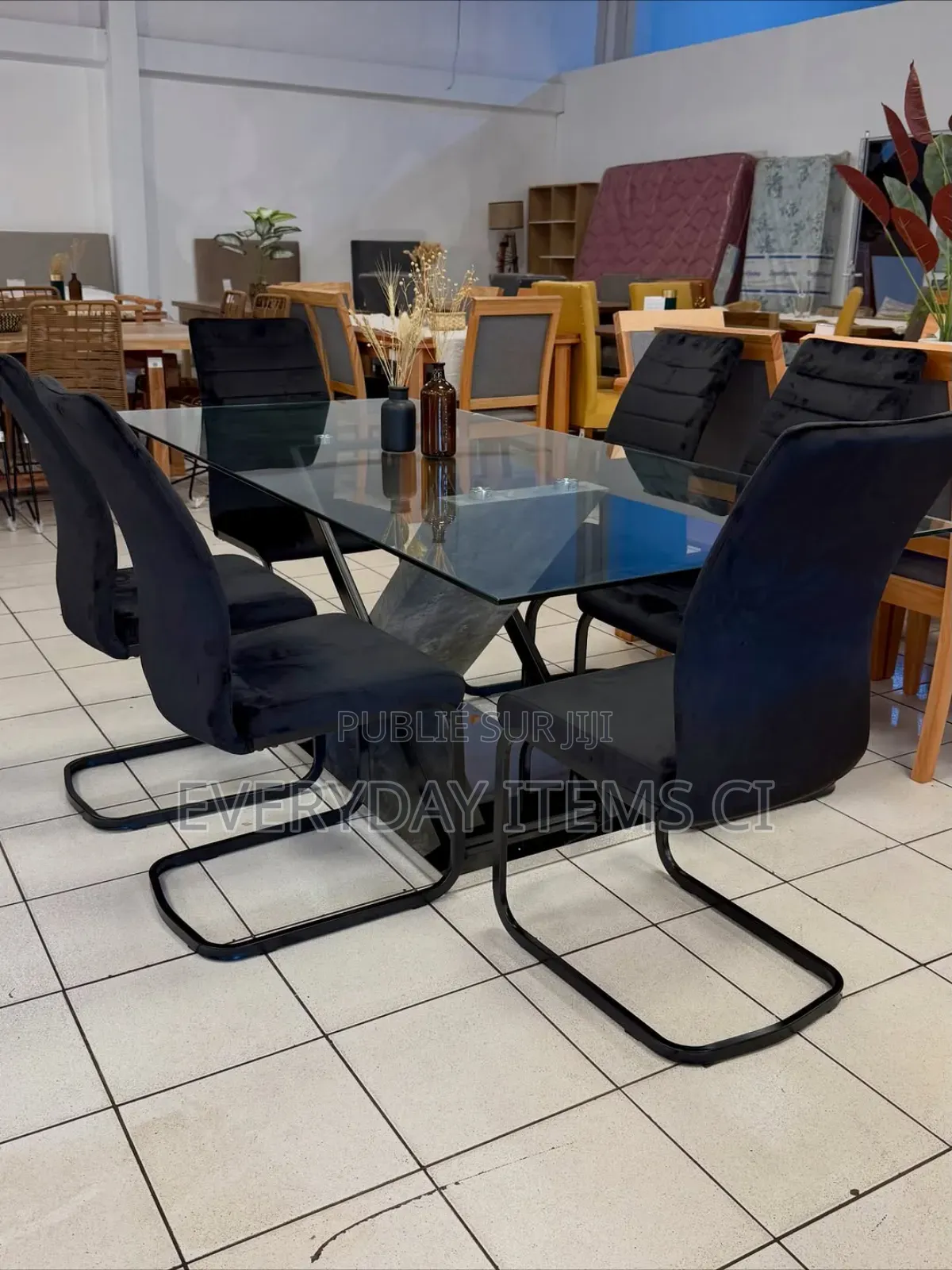 Table Vitrée 6 Places  