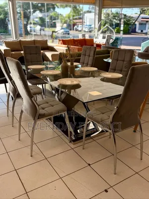 Table À Manger 6 Places Vitrée  