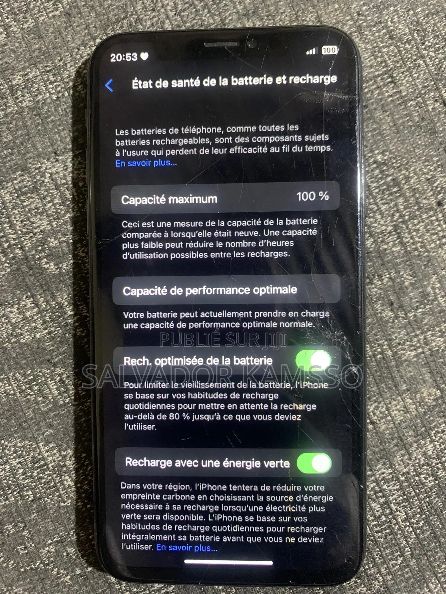 Apple iPhone X 64 GB Black