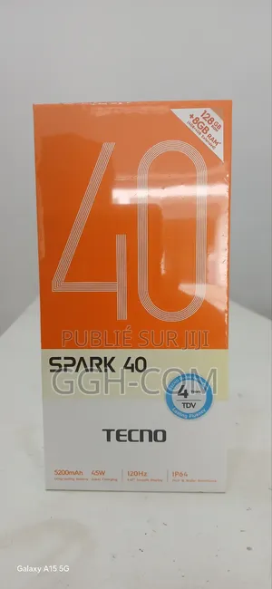New Tecno Spark 40 128 GB Blanc