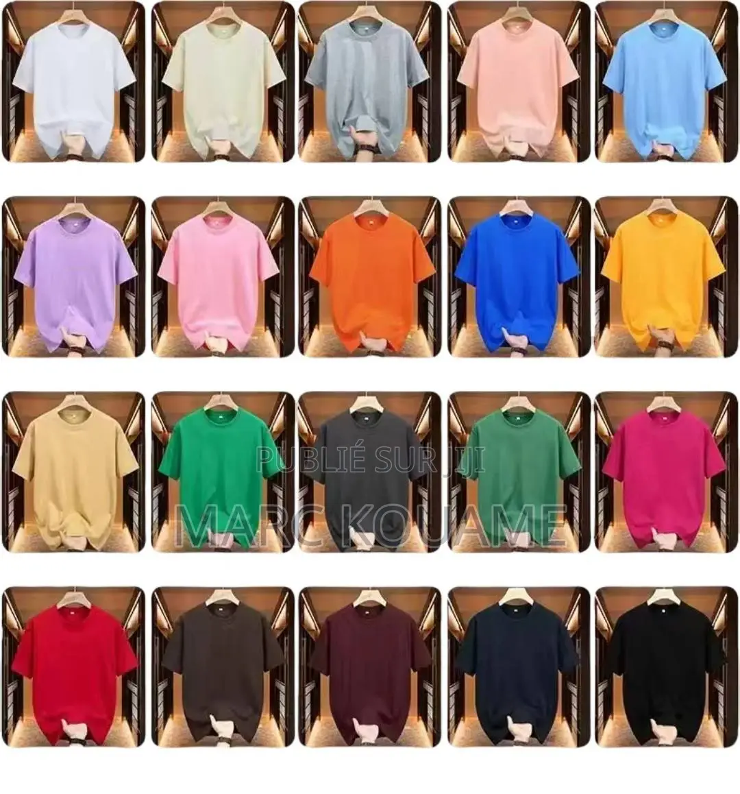 T-Shirt 100% Coton De Turquie - 600g