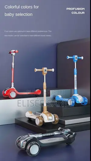 Scooter Trottinette Led 3 Roues