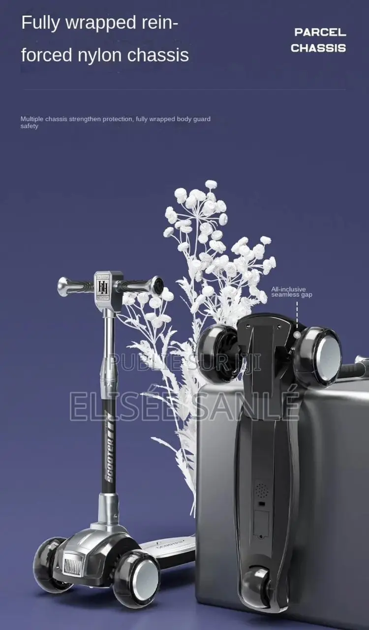 Scooter Trottinette Led 3 Roues