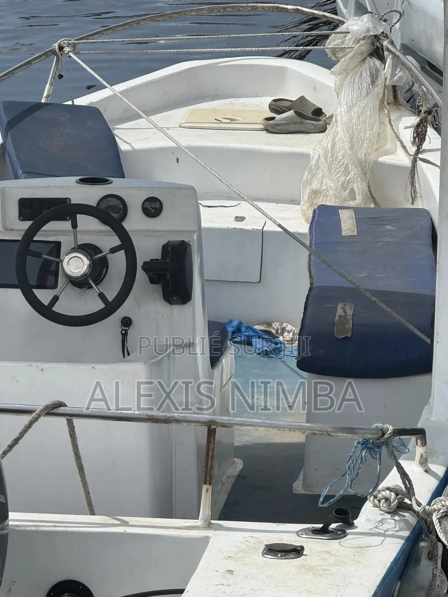 Bateau Plaisance Ou Transport Polyester Moteur 150cv Mercury