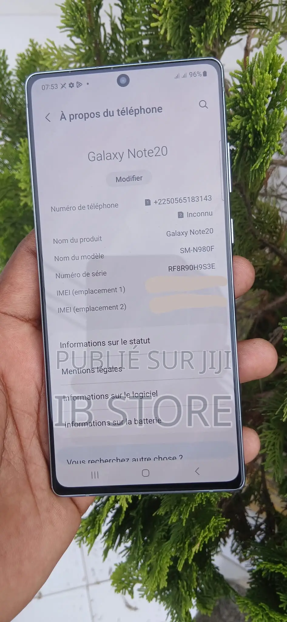 Samsung Galaxy Note 20 256 GB Black