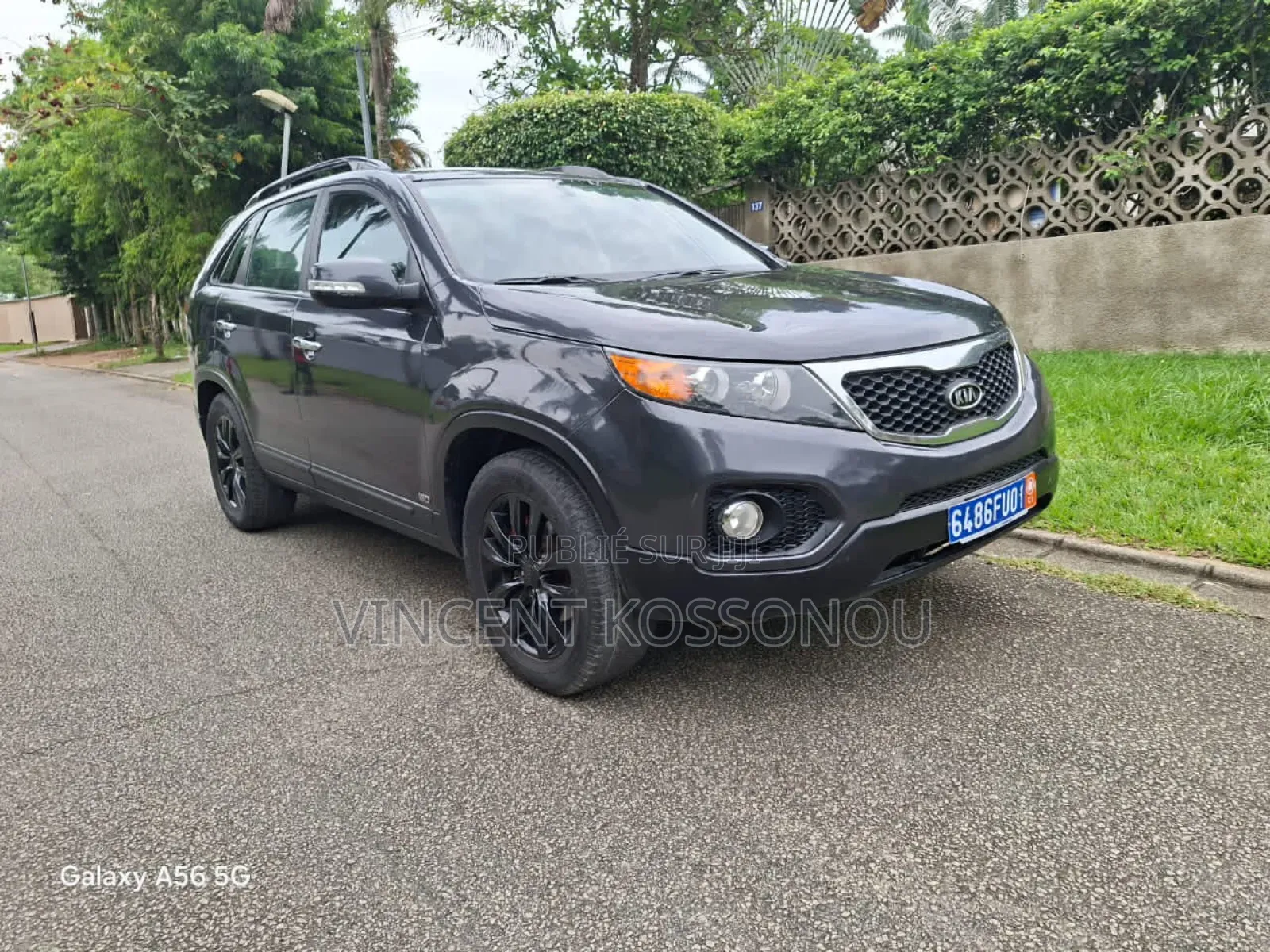 Kia Sorento EX 2012 Gris