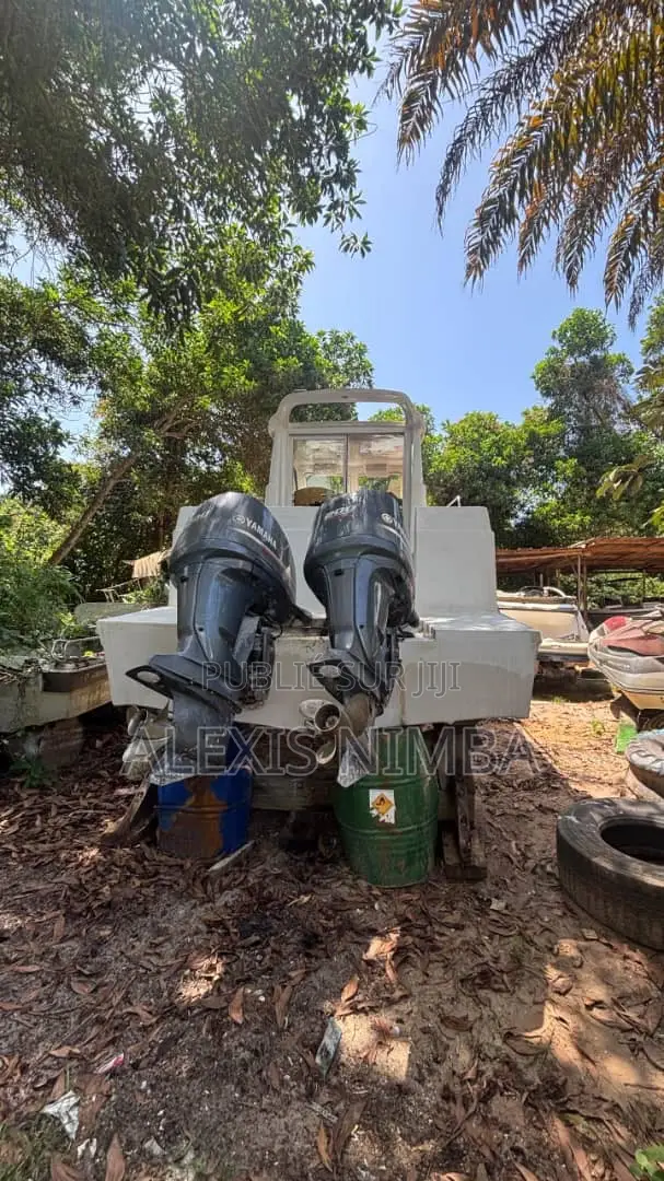 Bateau Avec Cabine 2x 250chv Yamaha À Rénover