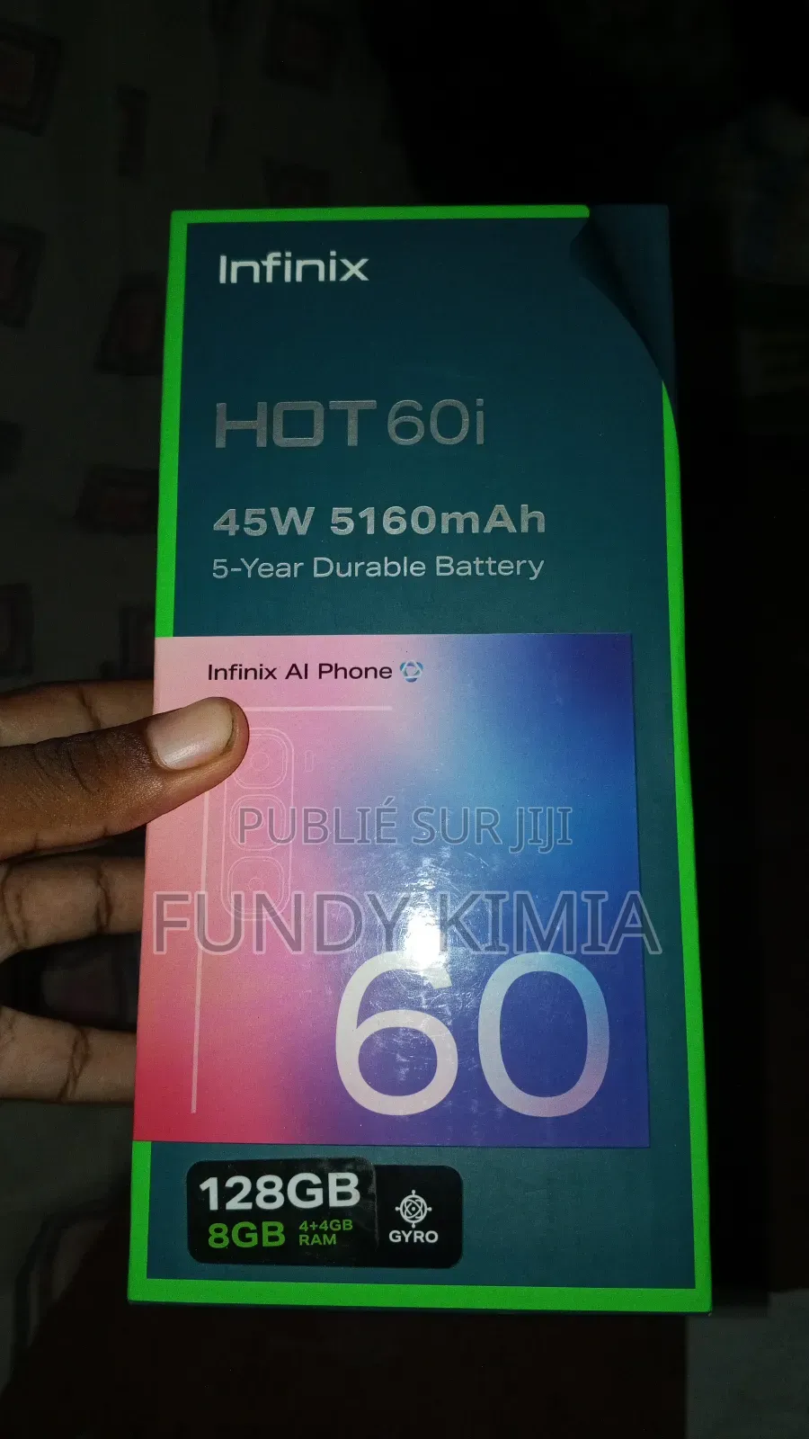 New Infinix Hot 60i 128 GB Blue