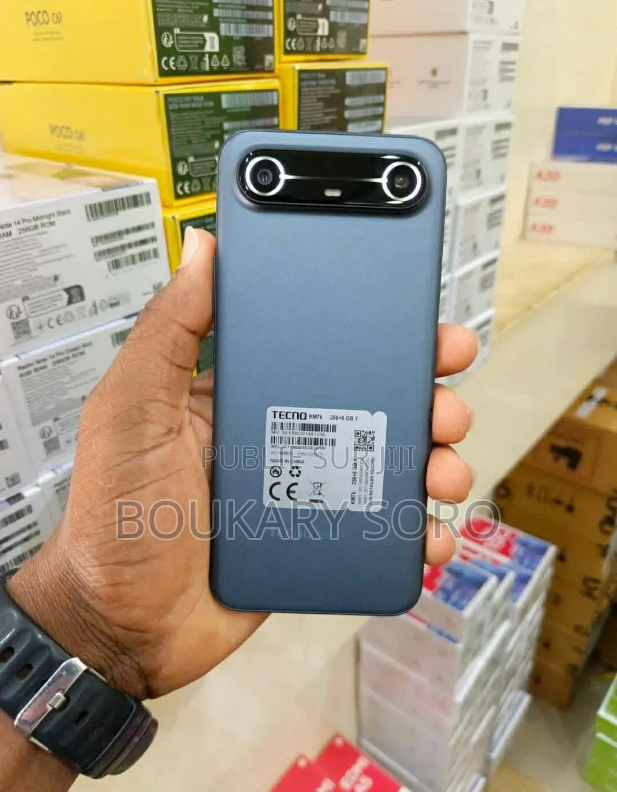 New Tecno Spark Slim 256 GB Black