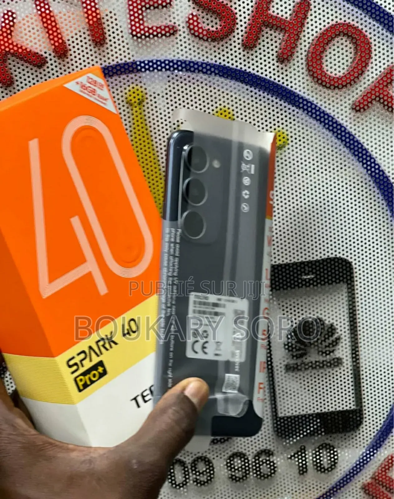 New Tecno Spark 40 Pro+ 128 GB Black