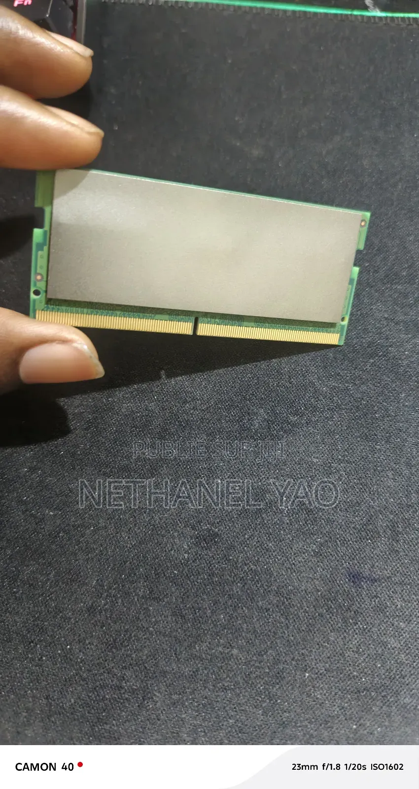 Barre De Ram Pc Portable 8 Go Ddr5 4800 MHZ en Parfait État