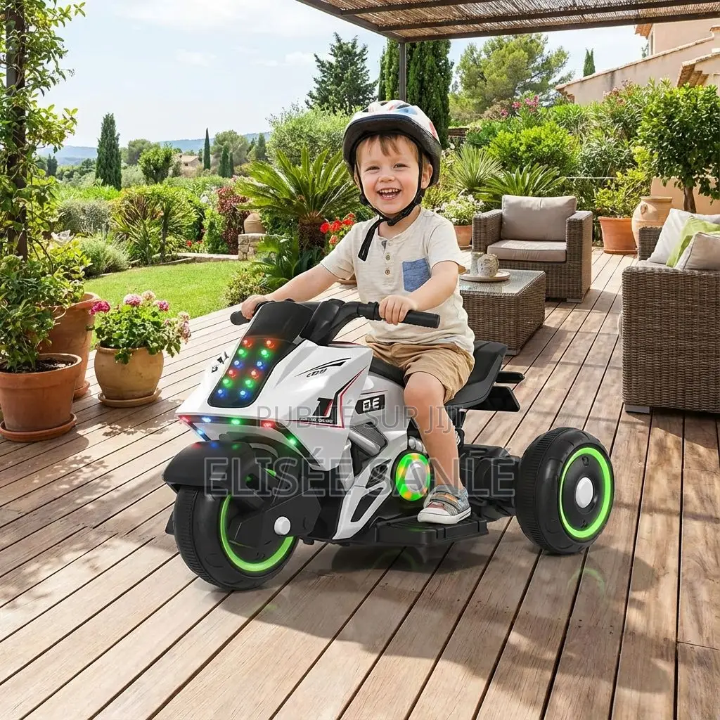 Moto Électrique Enfant (3 Roues)