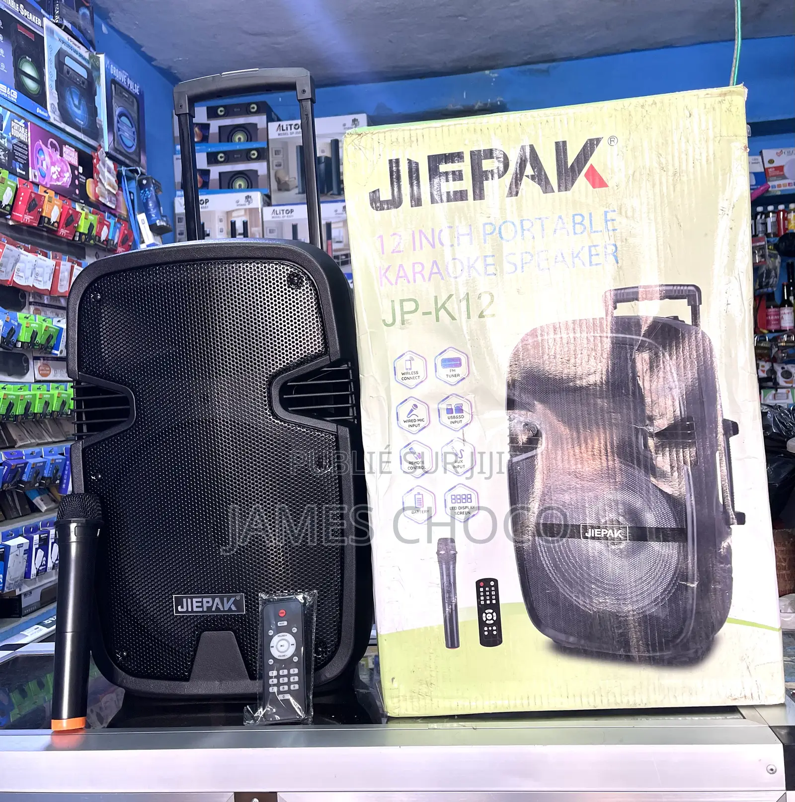 12 Inch Portable Karaoke Speaker Jp-